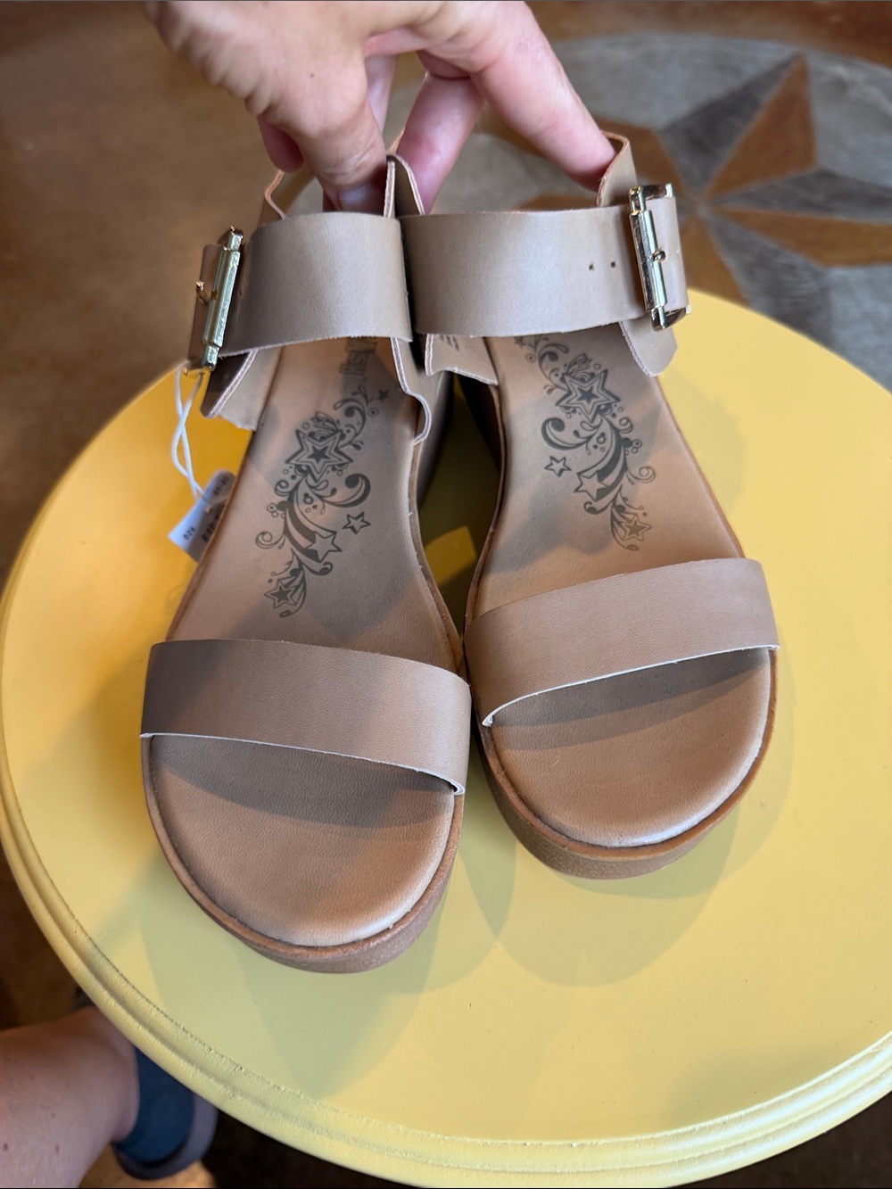 Women's Neutral Tan Ankle-Strap Sandals
